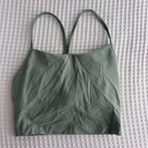 CRZ YOGA Green Racer Back Crop Top